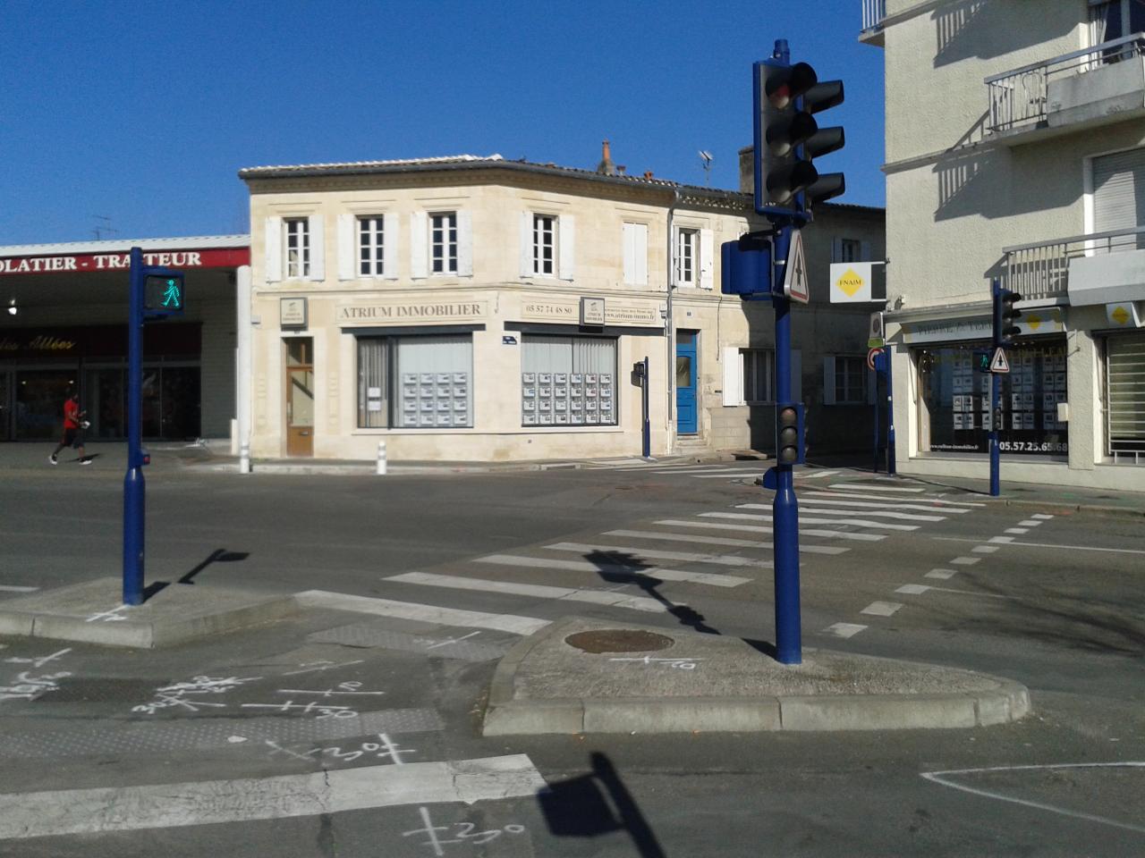 Façade de l'agence Actual à Libourne