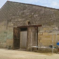 Façade du cuvier château Corbin à Montagne avant travaux