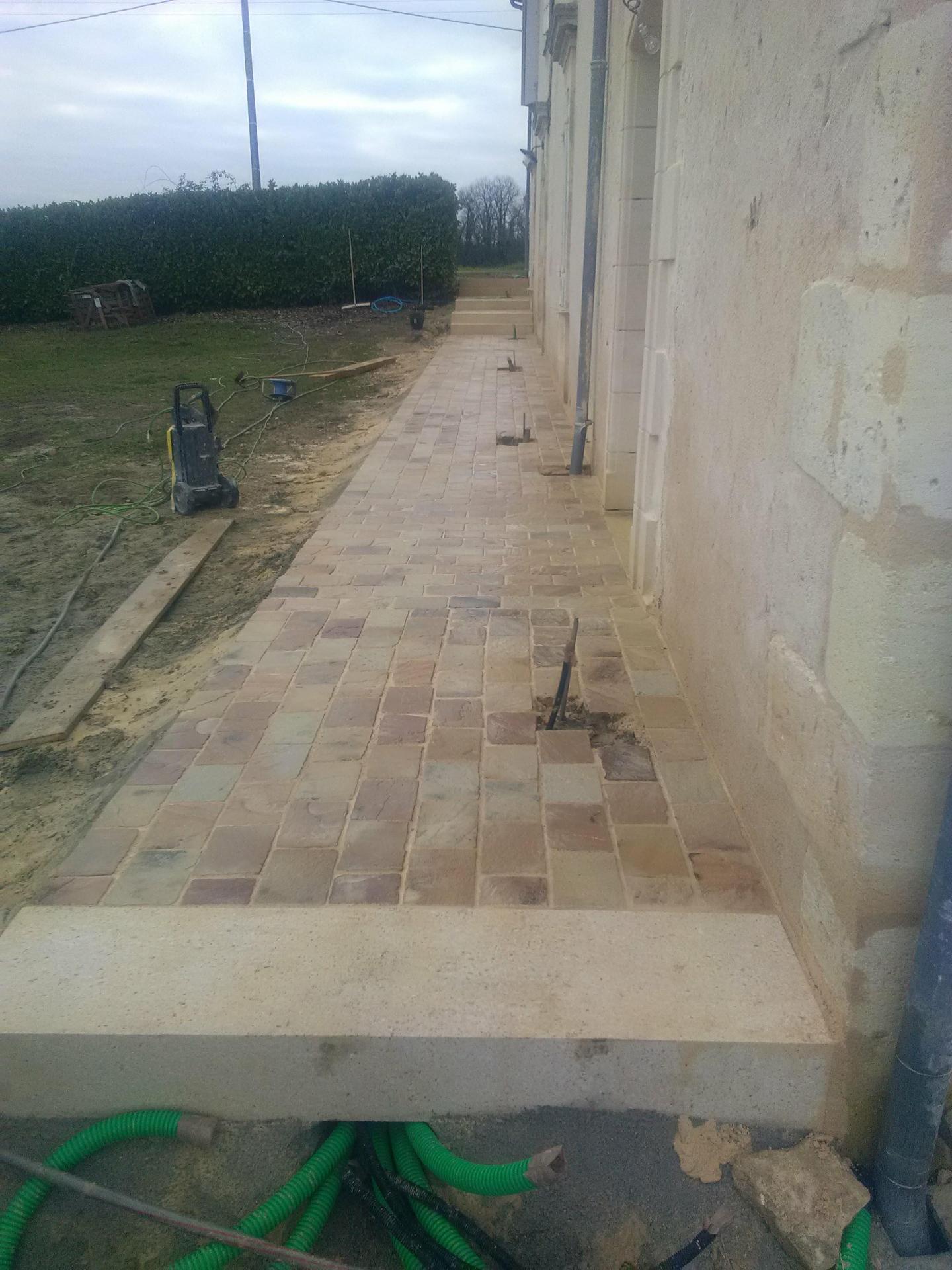 Pavage grès