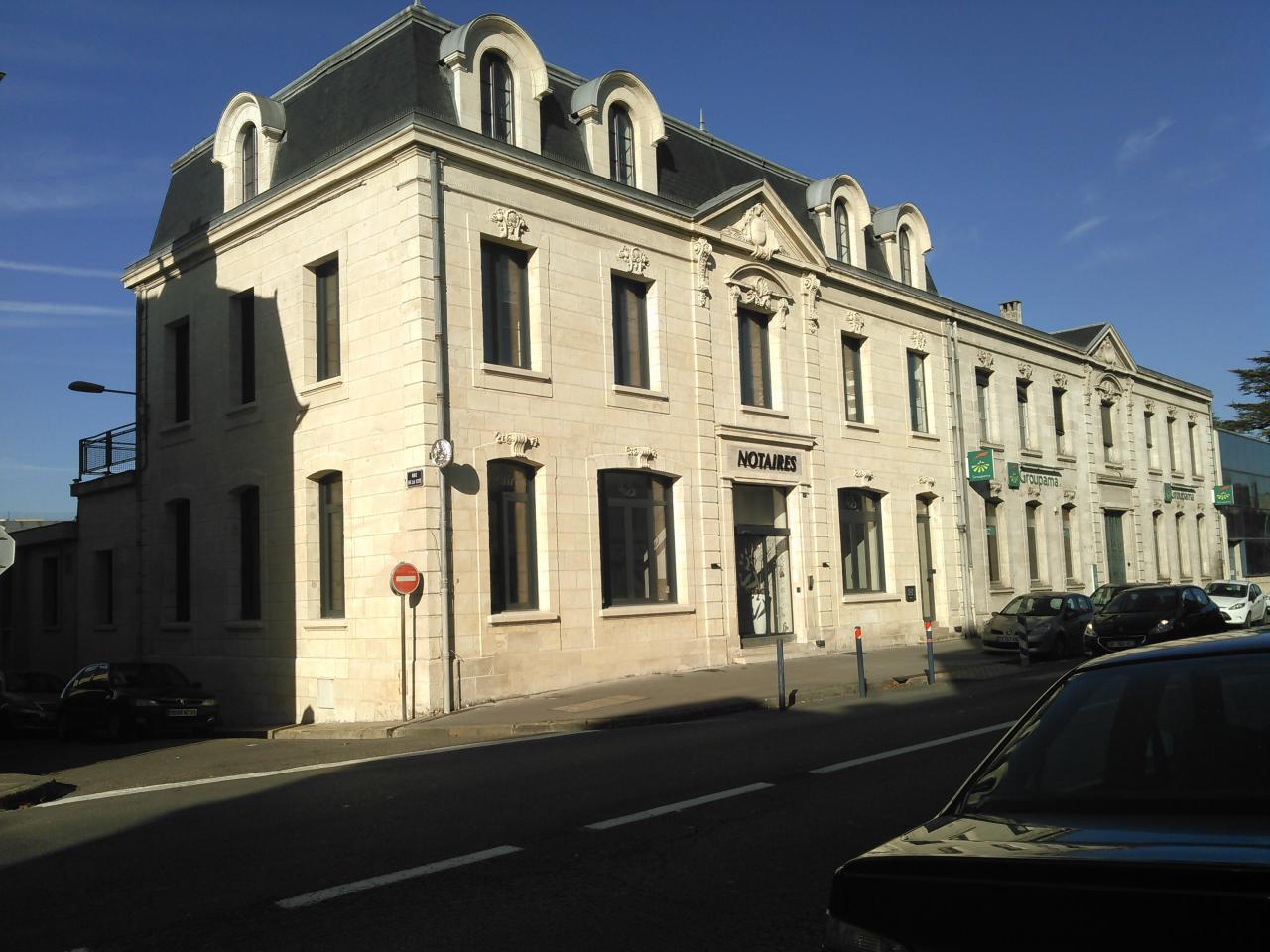 Façade Libournaise en pierre de taille ravalée