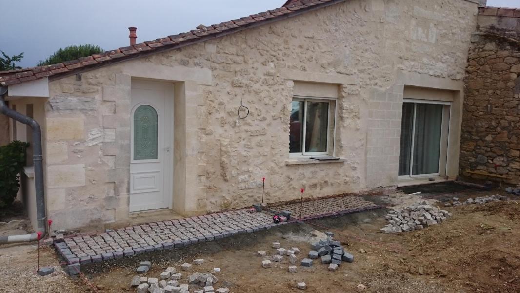 Ravalement de façade et pavage